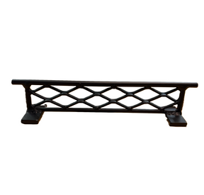 BlueRiver Rails Flat Bar Mid Diamond Weld Flat Black 11x2