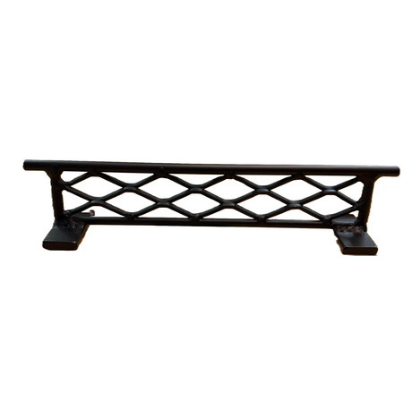BlueRiver Rails Flat Bar Mid Diamond Weld Flat Black 11x2