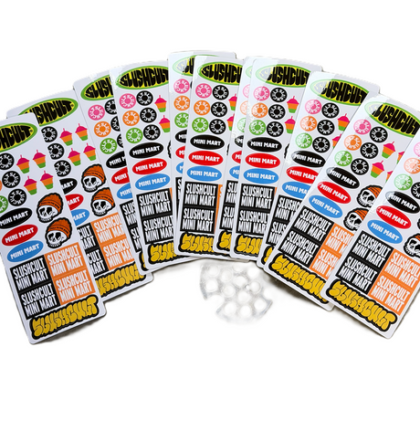 Sluchcult Mini Sicker Sheet Red Orange 6inch