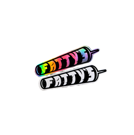 Fattys Joint Sticker 2pack Black 3inch