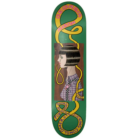 Toy Machine Georgia Martin Profile Skateboard Deck Green 8.38 wb14.13