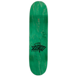 Zero Pleasures Death Skateboard Deck Silver Black 8.25x14.25WB