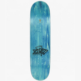 Zero Pleasures Death Skateboard Deck Silver Black 8.5x14.5WB