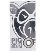 PIG Choice Skate Bearings White 8pack
