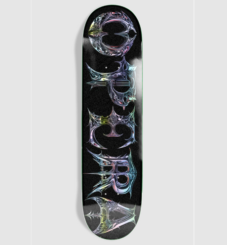 Opera Neo Ex7 Skateboard Deck Black Holographic 8.25