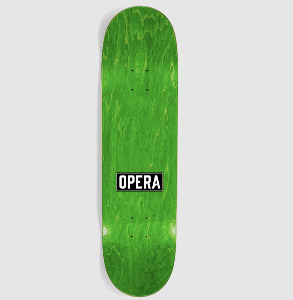 Opera Neo Ex7 Skateboard Deck Black Holographic 8.25