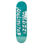 Jacuzzi Ice Font Jet Ski Skateboard Deck Teal 8.75x13.75WB