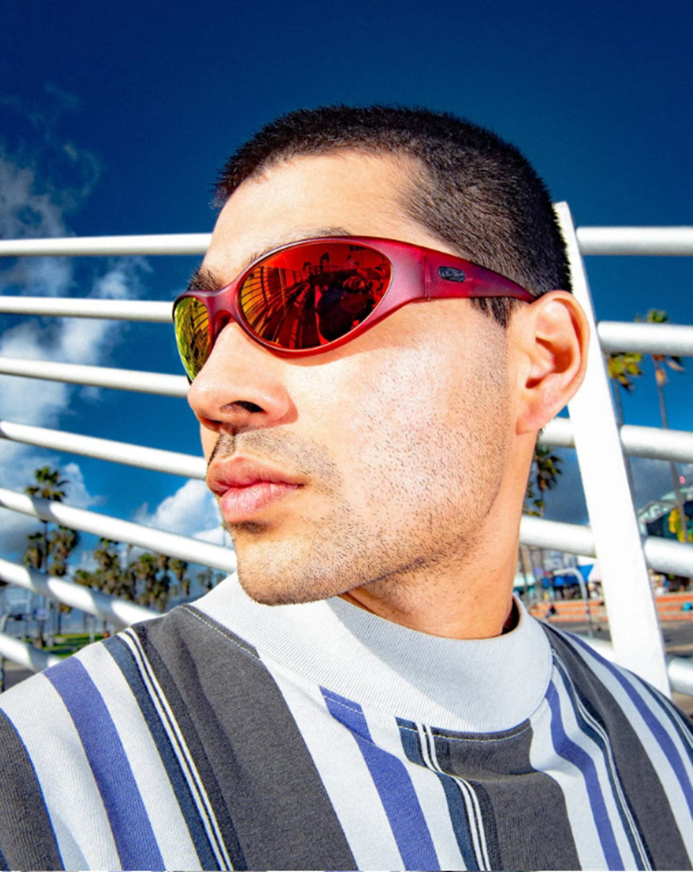 Crap Warp Zone Sunglasses Cherry Red
