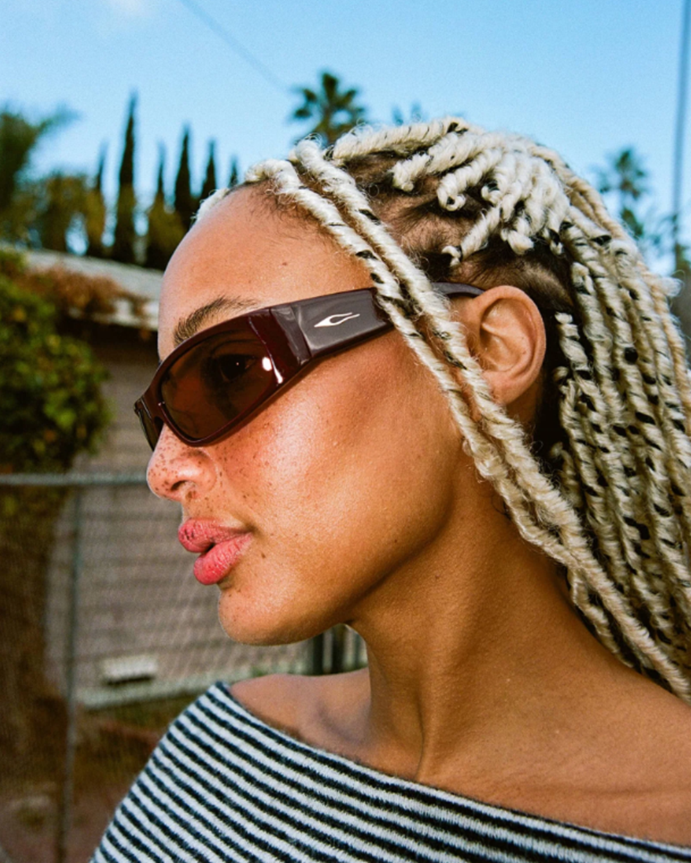 Crap Speed Charm Sunglasses Mahogany Cinnamon
