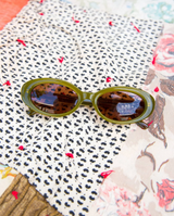 Crap Sweet Leaf Sunglasses Olive Amber