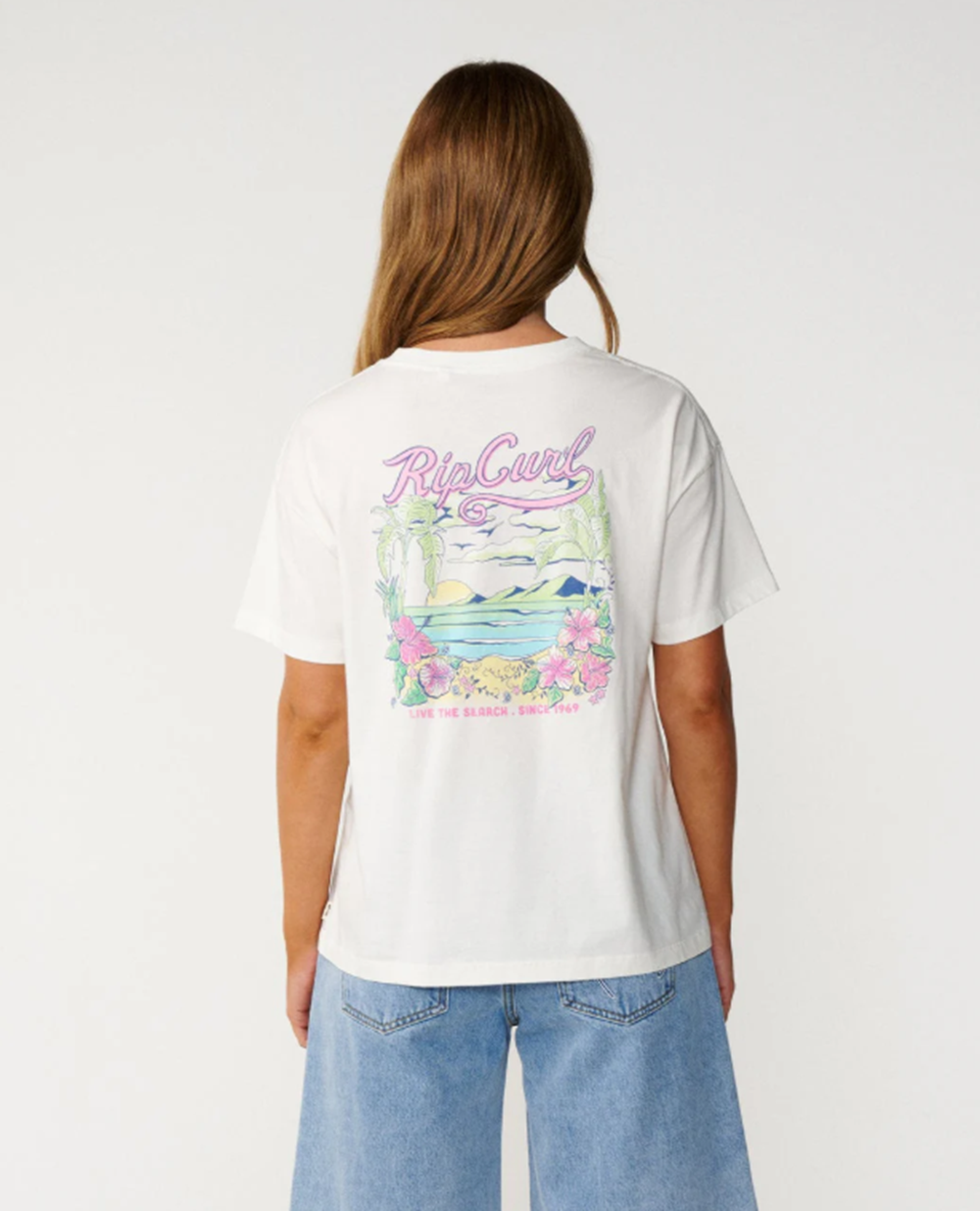 Rip Curl Saloon Relaxed Tshirt Bone