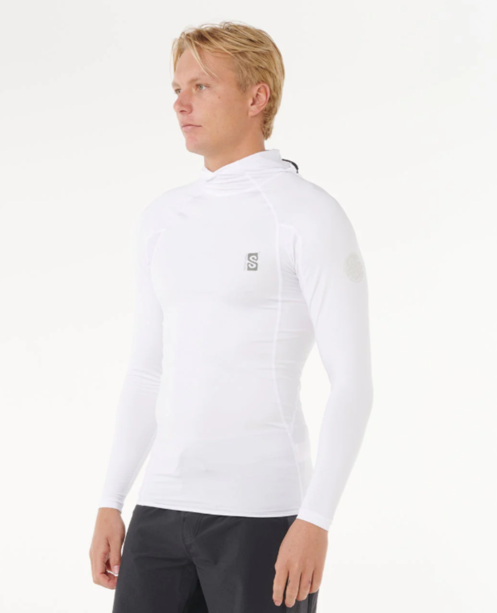 Rip Curl S-Series UPF Tshirt Mens White