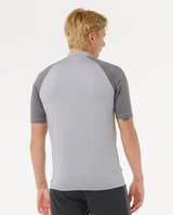 Rip Curl SS Shock UPF Tshirt Mens Grey Marle