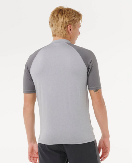 Rip Curl SS Shock UPF Tshirt Mens Grey Marle