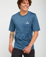 Rip Curl SS Stack UPF Tshirt Mens Navy Marle