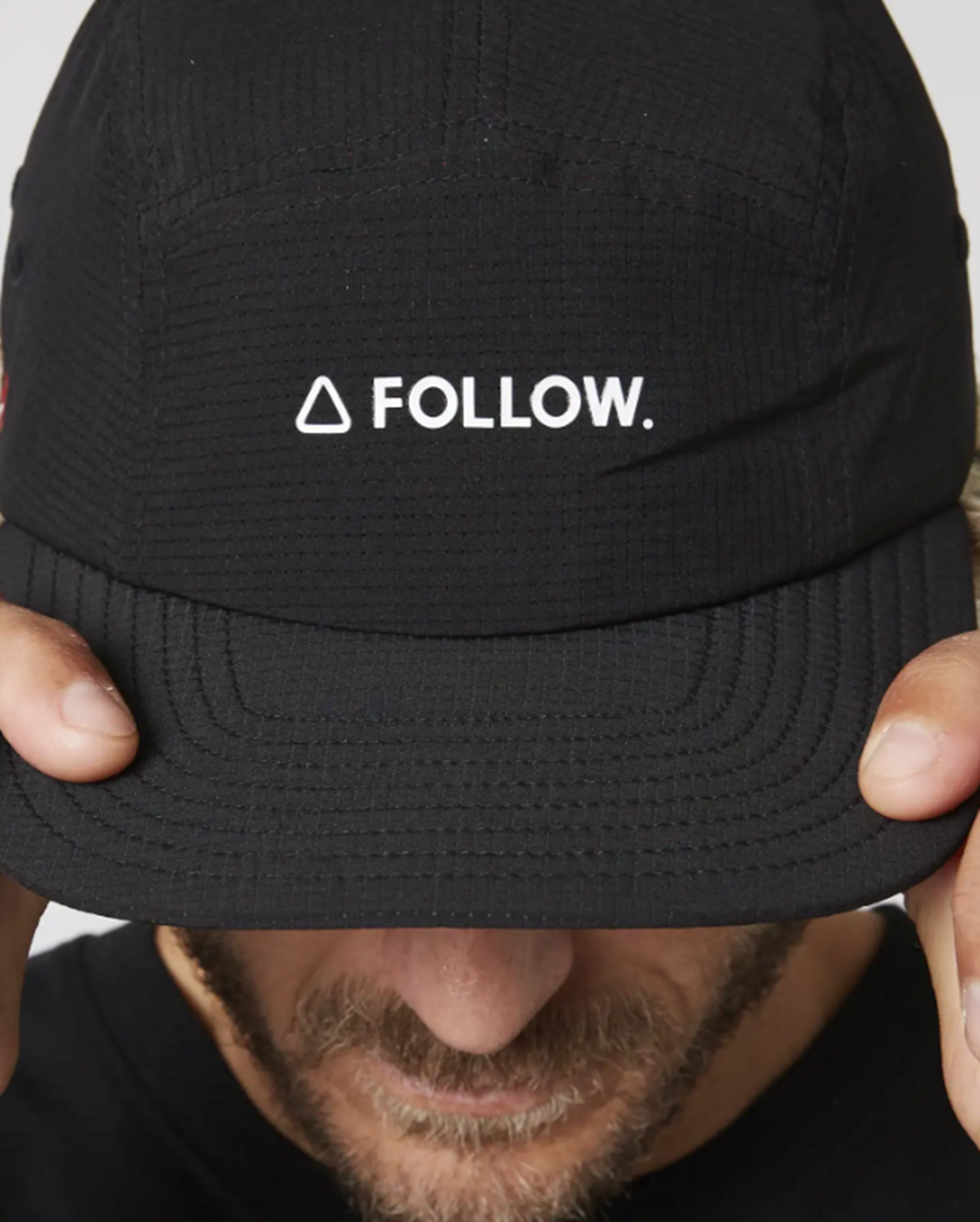 Follow Tech Dad Cap Black Adjustable Clip