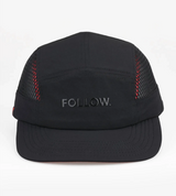 Follow Aqua Cap Black Adjustable Clip
