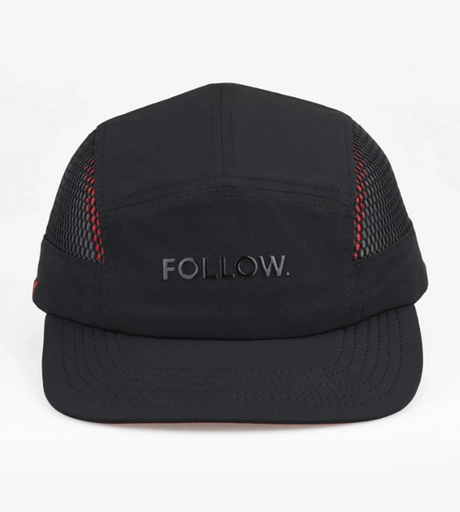 Follow Aqua Cap Black Adjustable Clip