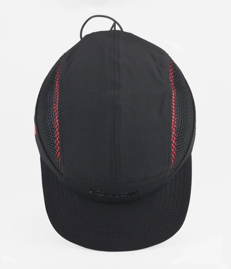 Follow Aqua Cap Black Adjustable Clip