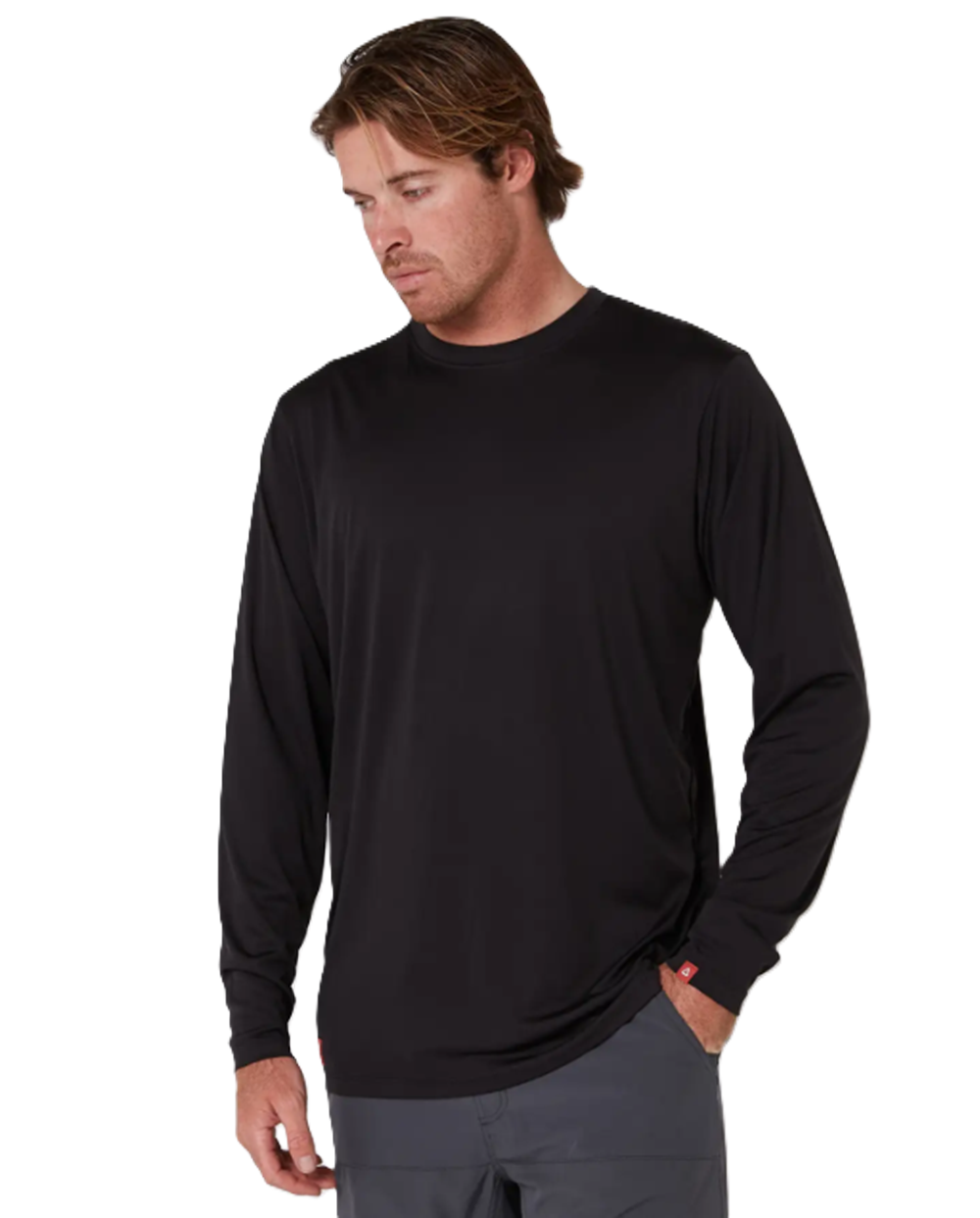 Follow Sun Tee Longsleeve UPF Black XL
