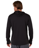 Follow Sun Hood Longsleeve Tee UPF Black