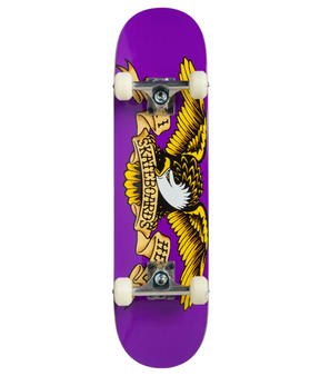 Anti Hero Classic Eagle Skateboard Complete Purple 7.3x12WB