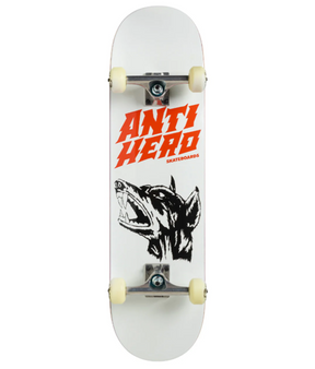 Anti Hero Hellhounds Skateboard Complete White 8.25x14.38