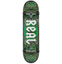 Real Bandana Skateboard Complete Black Green 8.06x14.38WB