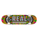 Real Mosaic Skateboard Complete Black 7.75x13WB