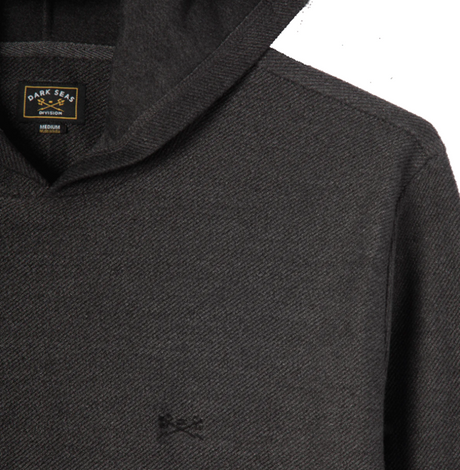 Dark Seas Ginther Knit Hoodie Black