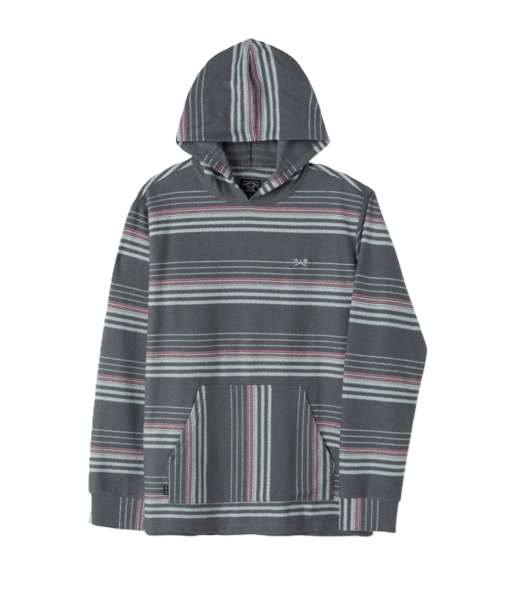 Dark Seas Ginther Knit Hoodie Grey M