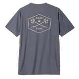 Dark Seas No Sweat SS Tshirt Navy Heather