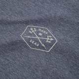 Dark Seas No Sweat SS Tshirt Navy Heather