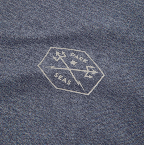 Dark Seas No Sweat SS Tshirt Navy Heather
