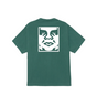 Obey Bold Icon Face Tshirt RainForest