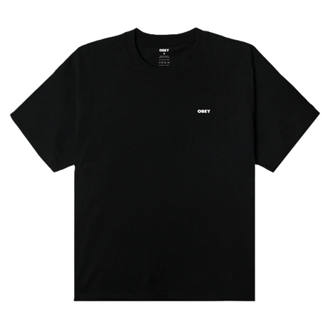 Obey Heat Map Icon Tshirt Black