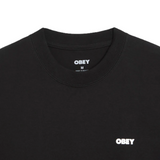 Obey Heat Map Icon Tshirt Black