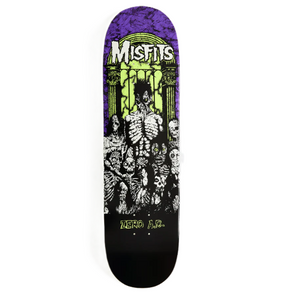 Zero Misfits AD Skateboard Deck Purple 8.5