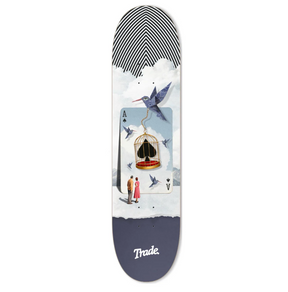 Trade Dealt Cards Skateboard Deck White 8.25x14.3WB