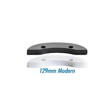 Seismic Skid Plate White 129mm