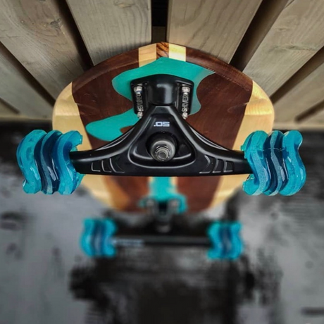 Shark California Roll Wheels Translucent Blue 60mm 78a