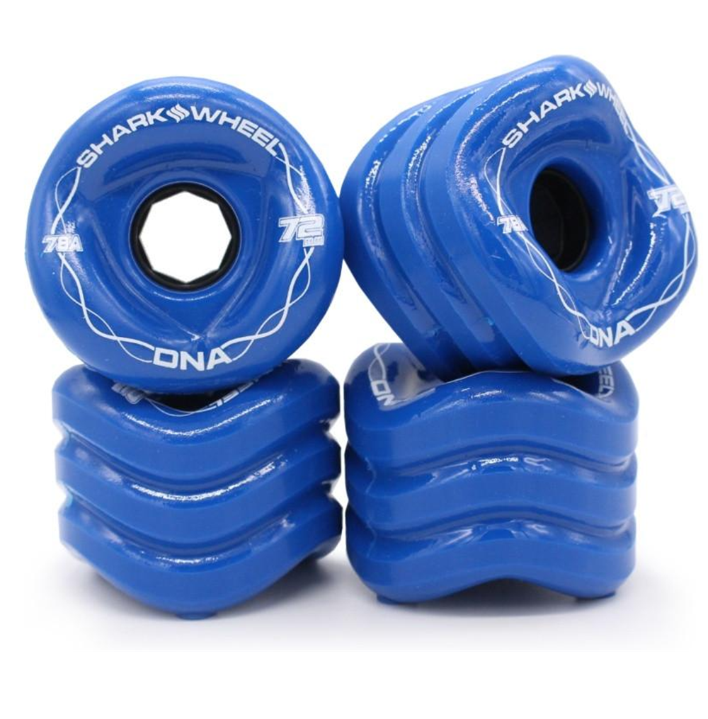 Shark DNA Wheels Blue White 72mm/78a