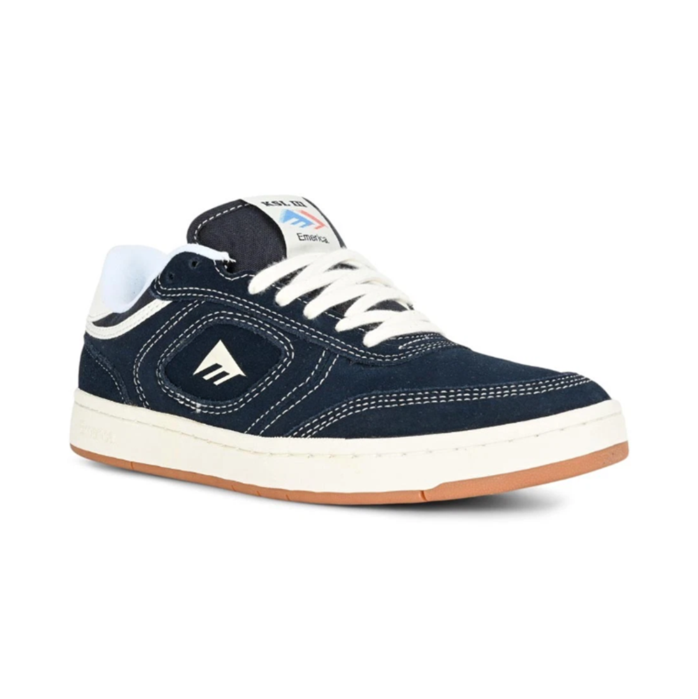 Emerica KSL III Skate Shoes Navy Tan 9