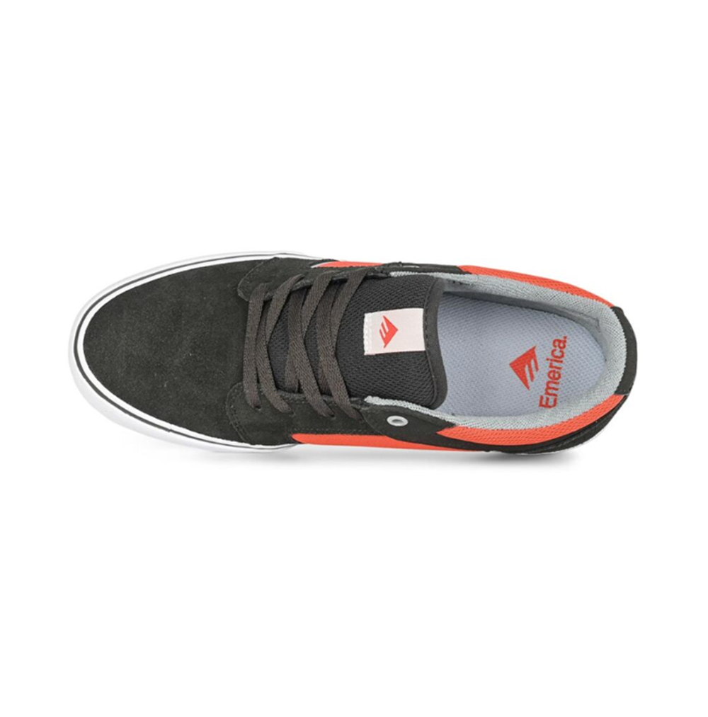 Emerica Cadence Skate Shoes Grey Red