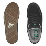 Emerica Heritic Skate Shoes Black Tan