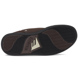 Emerica Heritic Skate Shoes Brown Black Tan
