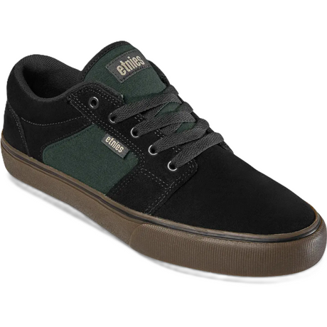 Etnies Barge LS Core Skate Shoes Black Brown Green