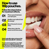 WIP 100mg Energy Pouches Blue Raspberry 10ct