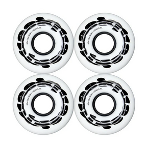 Quasi Stoner Conical Wheels White Black 56/87a