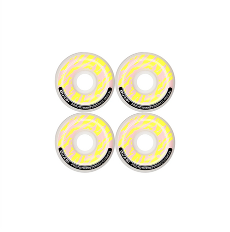 Quasi Protothane Conical Wheels Natural Pink Yellow 52/83b